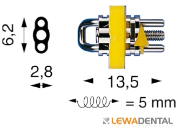 Sector screw 13,5 (Micro series)