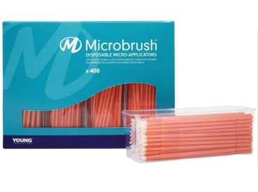 Microbrush plus reg. oranje 400st