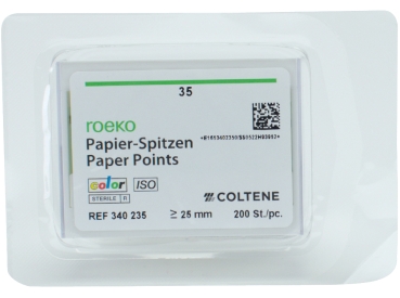 Papieren tips kleur ISO 35 200st
