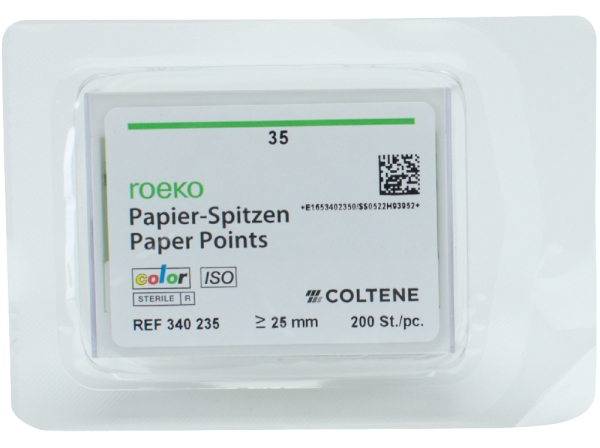 Papieren tips kleur ISO 35 200st
