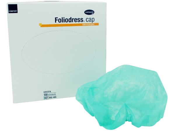 Foliodress Cap Comf. univ.groen 100st.
