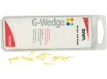 G-Wedges geel plastic ultra klein 100st.