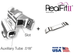 RealFit™ II snap - Mandibular - Double combination (tooth 36) MBT* .018"