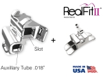 RealFit™ II snap - Maxillary - Double combination + pal. Sheath (tooth 17, 16) MBT* .022"